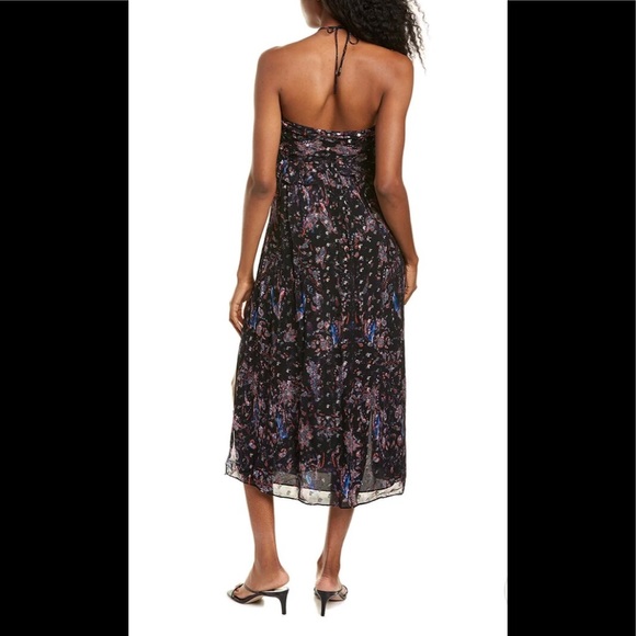 “HOST PICK” Iro Halter Printed Metallic Midi Dress - Picture 2 of 12